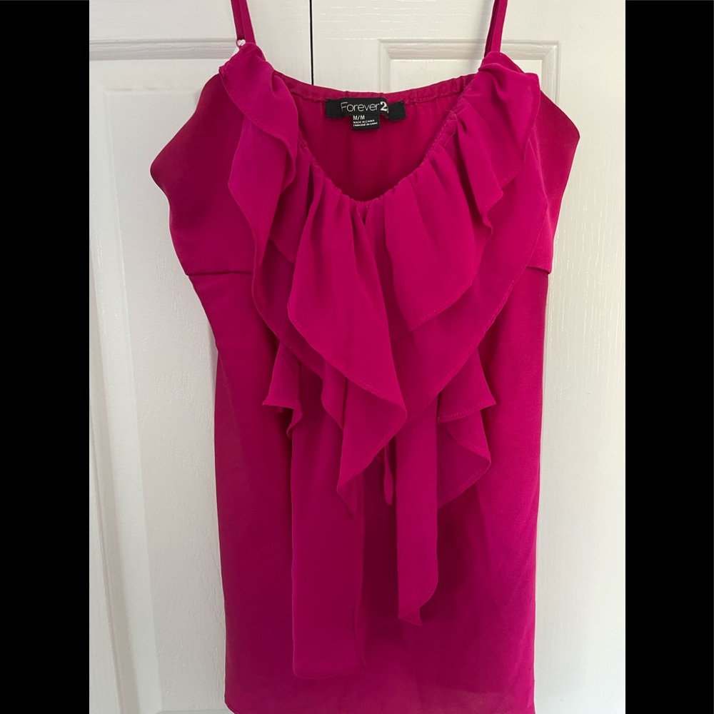 Fuchsia top